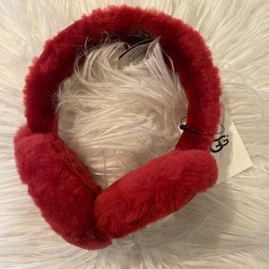 New ugg earmuffs red